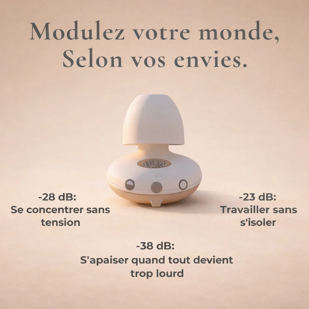 Quand le bruit vous épuise, Névo Velvet apaise sans vous couper du monde.